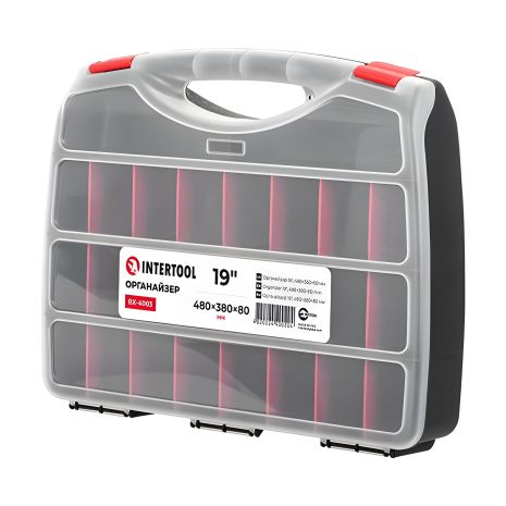 Органайзер для інструментів 19" 480*380*80 мм INTERTOOL BX-4003
