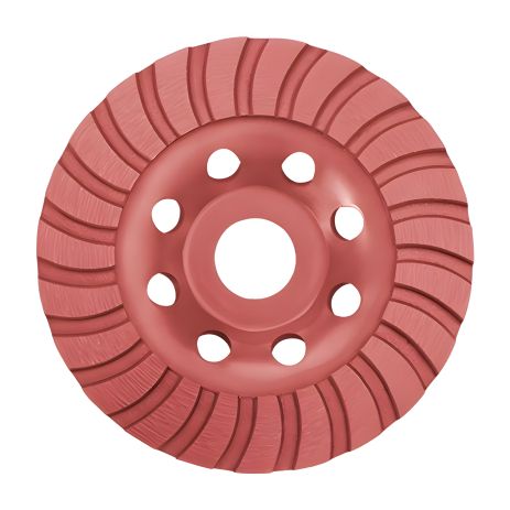 Алмазна торцева шліфувальна фреза Turbo, 125×22,2 мм, 20-22%, 10000 об/хв, INTERTOOL CT-6225