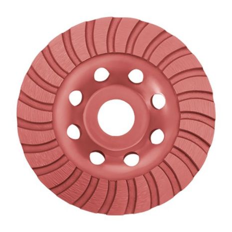 Фреза торцевая шлифовальная алмазная Turbo 125*22.2 мм INTERTOOL CT-6225 Фреза торцевая шлифовальная алмазная Turbo 125*22.2 мм INTERTOOL CT-6225