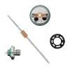 Комплект форсунки 1,0 мм для фарбопульта INTERTOOL HVLP II mini PT-0128 (дюза, повітряна головка, голка) PT-2106