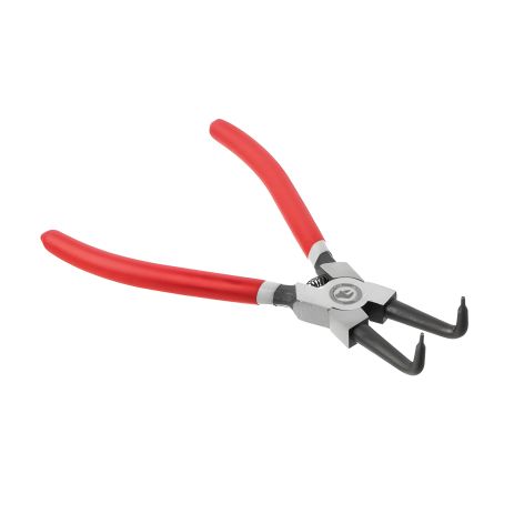 Щипці для зняття стопорних кілець, 180 мм, вигнуті на стиск INTERTOOL HT-7012