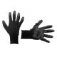 Трикотажна садова рукавичка з чорним нітриловим покриттям, синтетична, 10" INTERTOOL SP-0103