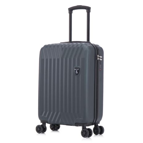 Чемодан Semi Line 20" (S) Navy-Green (T5859-1)