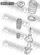 Опора амортизационной стойки LINCOLN MKX, FEBEST (FDSSEDF)
