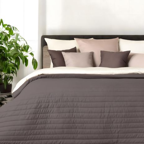 Двостороннє покривало Стиль Люкс від IDEIA 240х260 см з антиалергенним волокном, шоколад/беж (8-13500*003) Двостороннє покривало Стиль Люкс від IDEIA 240х260 см з антиалергенним волокном, шоколад/беж (8-13500*003)