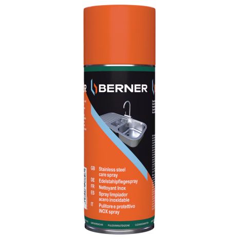 Спрей для ухода за нержавеющей сталью Inox 400мл Berner