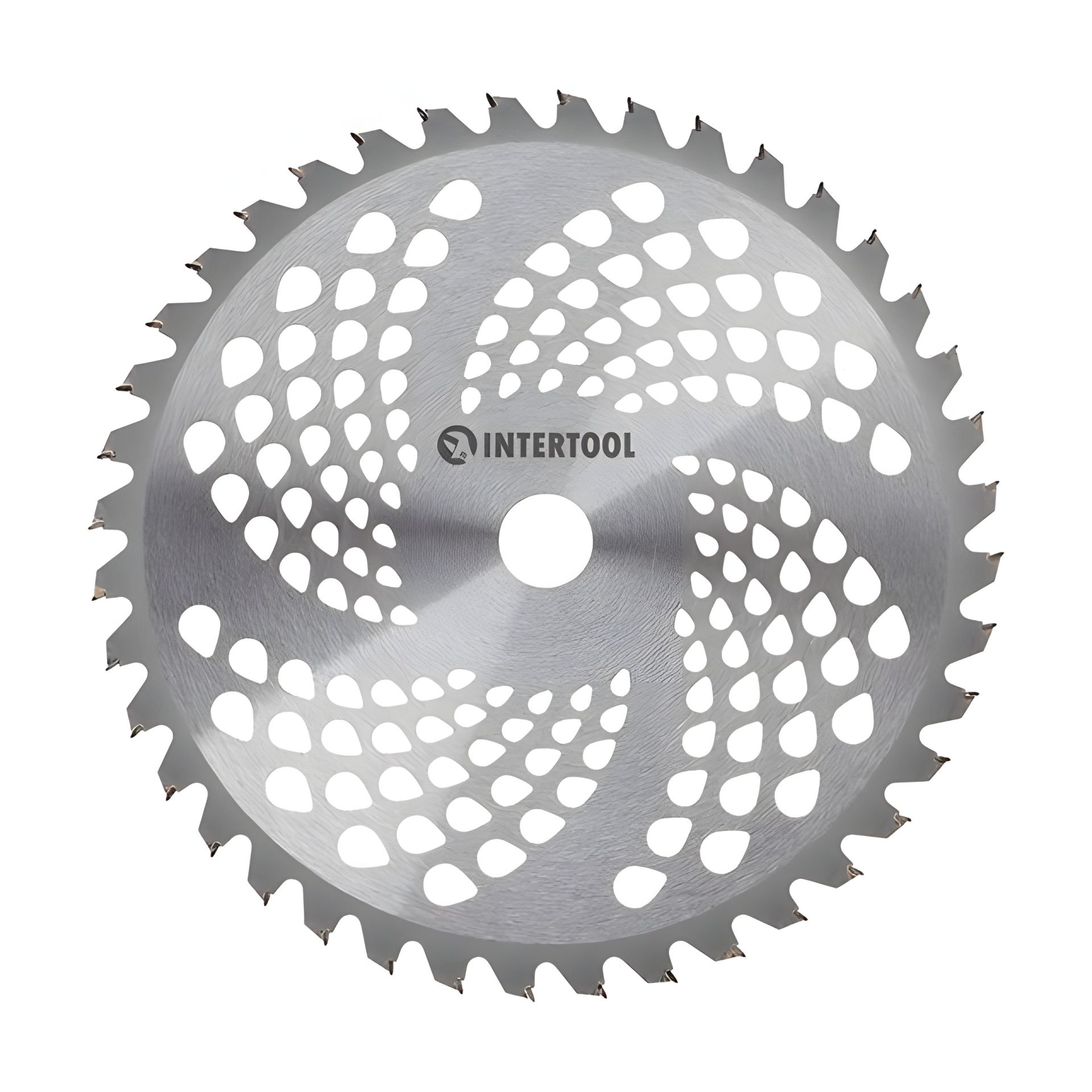 Ніж для мотокоси Ø255x25.4 мм, 40T, твердосплавні напайки - INTERTOOL DT-2239 Ніж для мотокоси Ø255x25.4 мм, 40T, твердосплавні напайки - INTERTOOL DT-2239