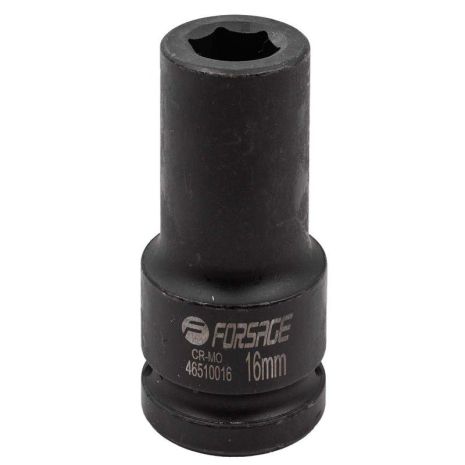 Головка ударна глибока 16мм 6гр. 3/4" FORSAGE F-46510016