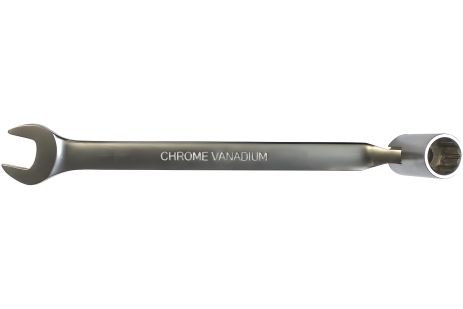 Шарнирный ключ рожково-торцевой 19мм на пластиковом держателе FORSAGE F-75219(R)