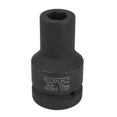 Головка ударна глибока 17мм 1" 6гр. ROCKFORCE RF-48510017