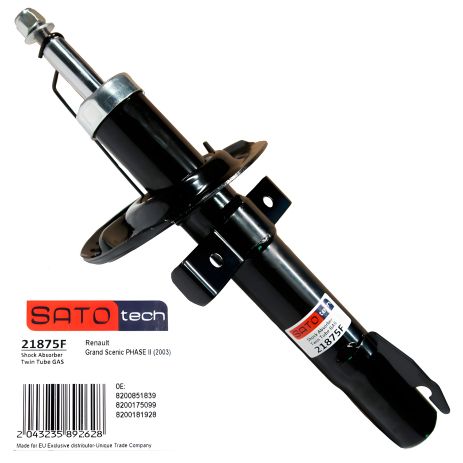 Амортизатор RENAULT GRAND SCÉNIC, RENAULT SCÉNIC, SATO TECH (21875F) - Посилений