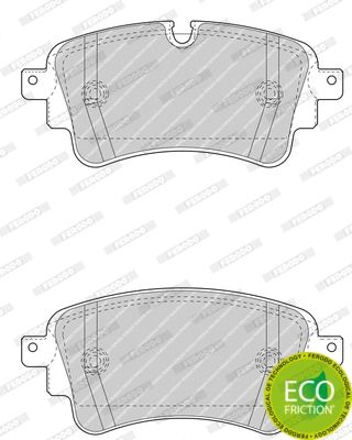 Комплект тормозных колодок VW TOUAREG, AUDI Q5, AUDI A4, FERODO (FDB4617)