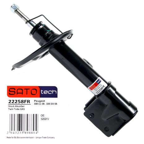 Амортизатор PEUGEOT 308, CITROËN C4, SATO TECH (22258FR)