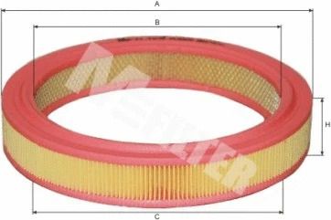 Фильтр воздушный RENAULT 21, RENAULT 9, RENAULT 19, M-FILTER (A386)