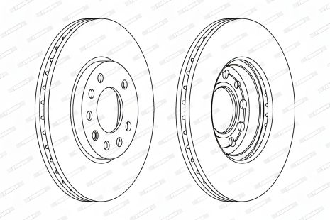 Гальмівний диск CHEVROLET MERIVA, OPEL MERIVA, OPEL ASTRA, FERODO (DDF1042) Гальмівний диск CHEVROLET MERIVA, OPEL MERIVA, OPEL ASTRA, FERODO (DDF1042)
