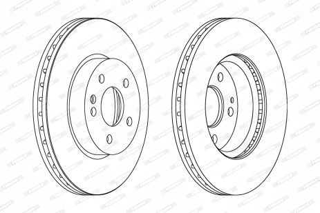 Диск тормозной для MERCEDES-BENZ VITO, V-CLASS, VIANO, FERODO (DDF1203) Диск тормозной для MERCEDES-BENZ VITO, V-CLASS, VIANO, FERODO (DDF1203)