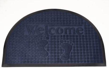 Полукруглый входной коврик с бортиком 50x80 см, 2182/6 Полукруглый входной коврик с бортиком 50x80 см, 2182/6