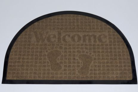 Напівкруглий вхідний килимок з бортом 50x80 см 2182/14 Напівкруглий вхідний килимок з бортом 50x80 см 2182/14