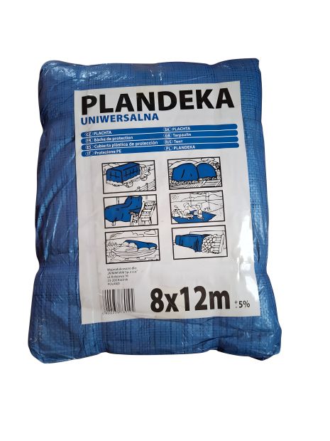 Захисний тент (Пландека) Тарпаулін 8x12м (60г/м2) (Wimar) Польща з люверсами Захисний тент (Пландека) Тарпаулін 8x12м (60г/м2) (Wimar) Польща з люверсами