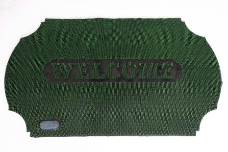 Брудозахисний гумовий килимок кольоровий 60*90 см 1878/green