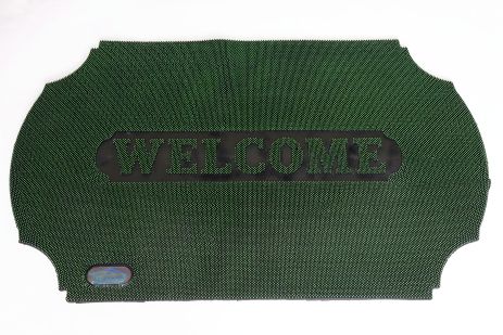 Килимок гумовий брудозахисний кольоровий 60*90 см 1878/green