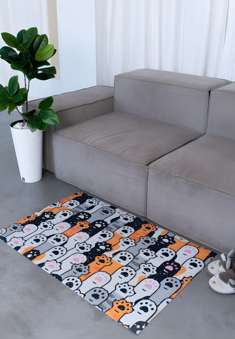 Скандинавский впускной коврик сотовая структура 78x120 см KS-36