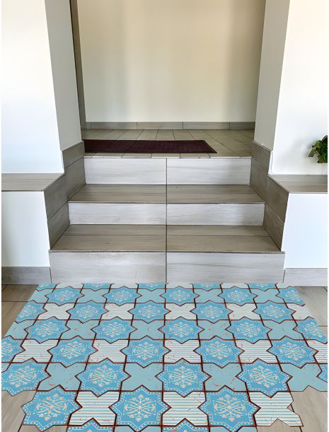 Вхідний килимок сота скандинавська 78x120 см КС-18