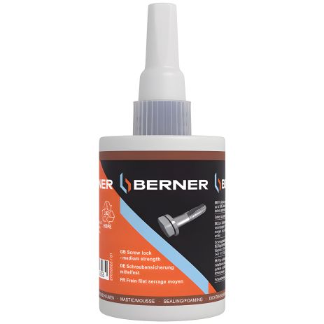 Средняя фиксация резьбового фиксатора Berner 60 г