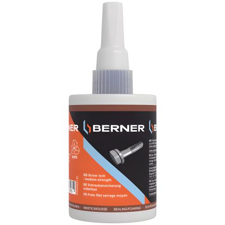 Сильногфиксационный резьбовой фиксатор Berner 60 г