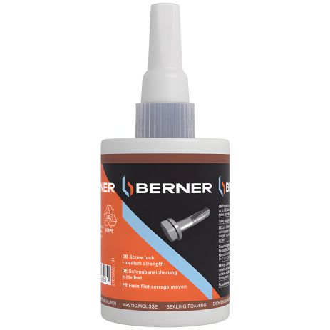 Різьбовий фіксатор Berner сильної фіксації, 60 г