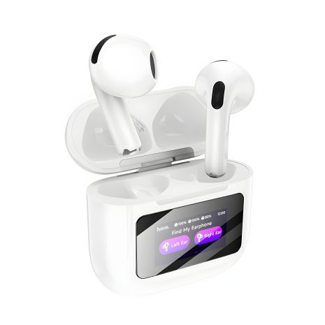 Наушники беспроводные HOCO EW73 TWS, TouchScreen, BT5.4, микрофон, вкладыши, White Наушники беспроводные HOCO EW73 TWS, TouchScreen, BT5.4, микрофон, вкладыши, White