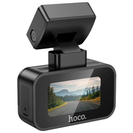 Видеорегистратор Hoco DV10 Mini 1.47-inch IPS 1080P@30fps/Wi-FI Черный