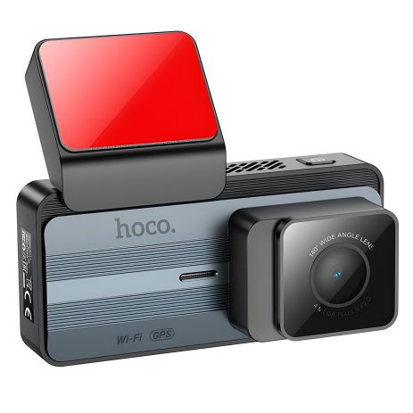 Hoco DV11 Видеорегистратор 2K IPS дисплей Wi-Fi+GPS Серый Hoco DV11 Видеорегистратор 2K IPS дисплей Wi-Fi+GPS Серый