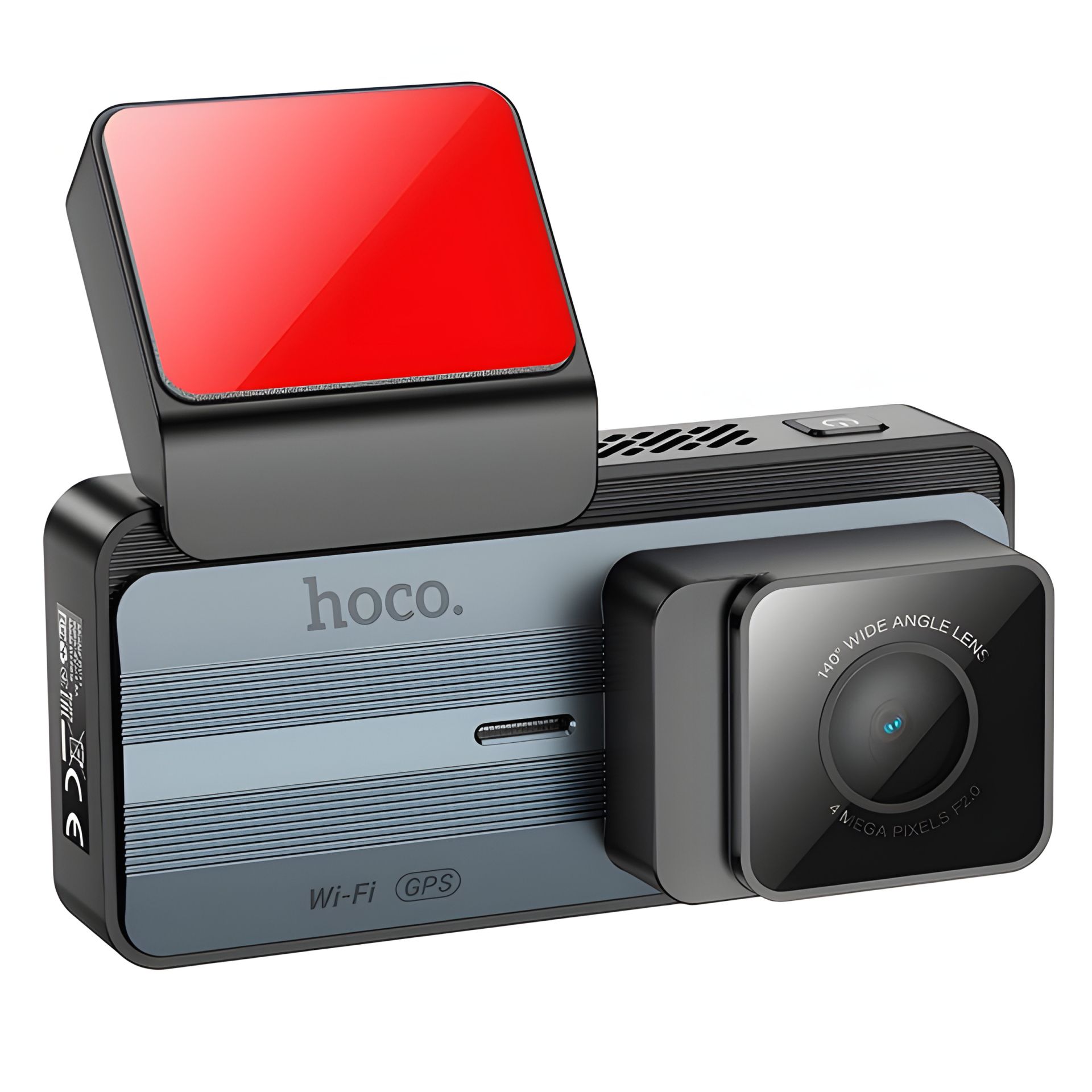 Відеореєстратор Hoco DV11 2K IPS Display WI-FI+GPS сірий Відеореєстратор Hoco DV11 2K IPS Display WI-FI+GPS сірий