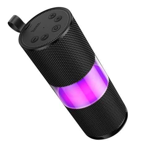 Портативная Bluetooth колонка Hoco HC29 с LED подсветкой |BT5.4, TF/FM/TWS, 7.5W*2, 3h| black Портативная Bluetooth колонка Hoco HC29 с LED подсветкой |BT5.4, TF/FM/TWS, 7.5W*2, 3h| black