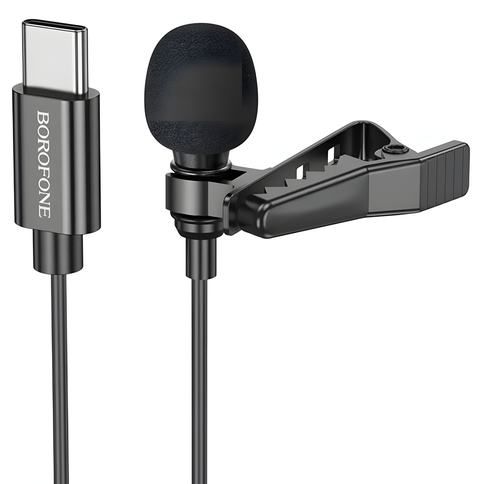 Мікрофон Borofone BFK11, Type-C, 2M, black Мікрофон Borofone BFK11, Type-C, 2M, black