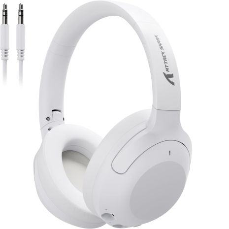 Атака Shark G300 Легкая беспроводная игра BT/ 2,4 г/ 40 мм динамика, белый Атака Shark G300 Легкая беспроводная игра BT/ 2,4 г/ 40 мм динамика, белый