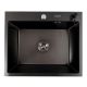Чорна кухонна мийка 60*50 PVD VALESO Handmade (сифон круглий, 3,0/0,8) Чорна кухонна мийка 60*50 PVD VALESO Handmade (сифон круглий, 3,0/0,8)