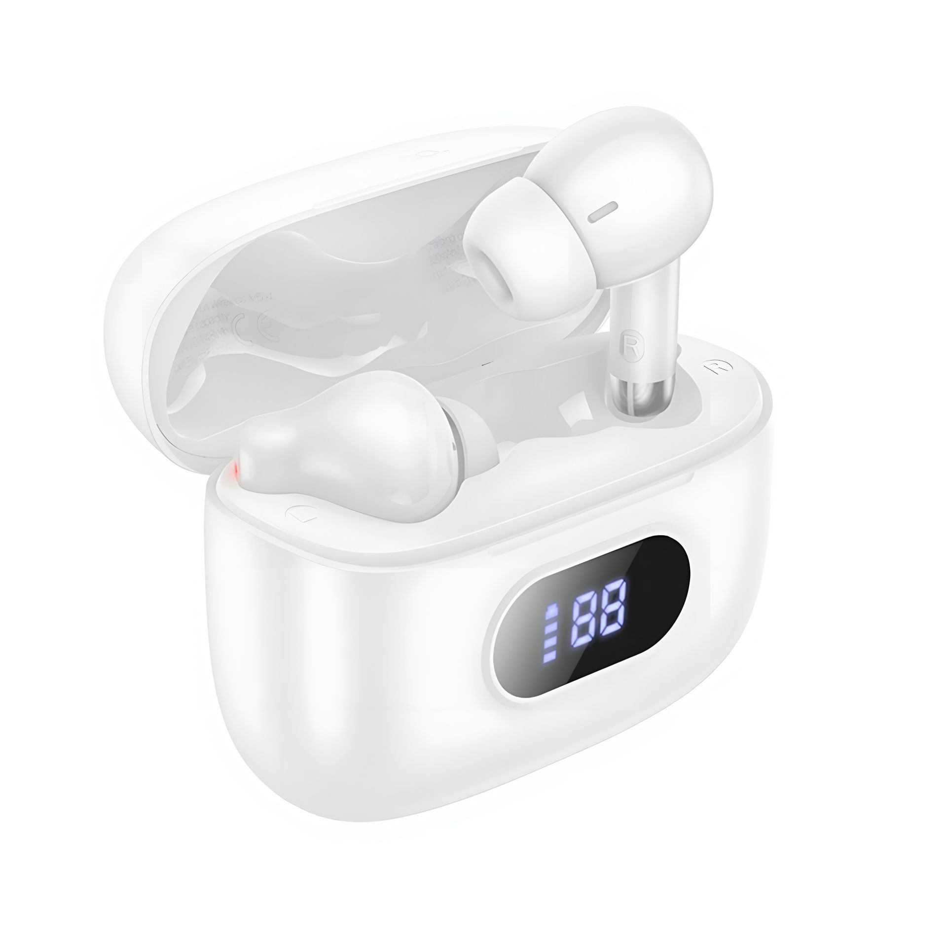 Беспроводные TWS наушники Hoco EQ2 Plus |BT5.4, 40/320mAh, 7h| вакуумные white Беспроводные TWS наушники Hoco EQ2 Plus |BT5.4, 40/320mAh, 7h| вакуумные white