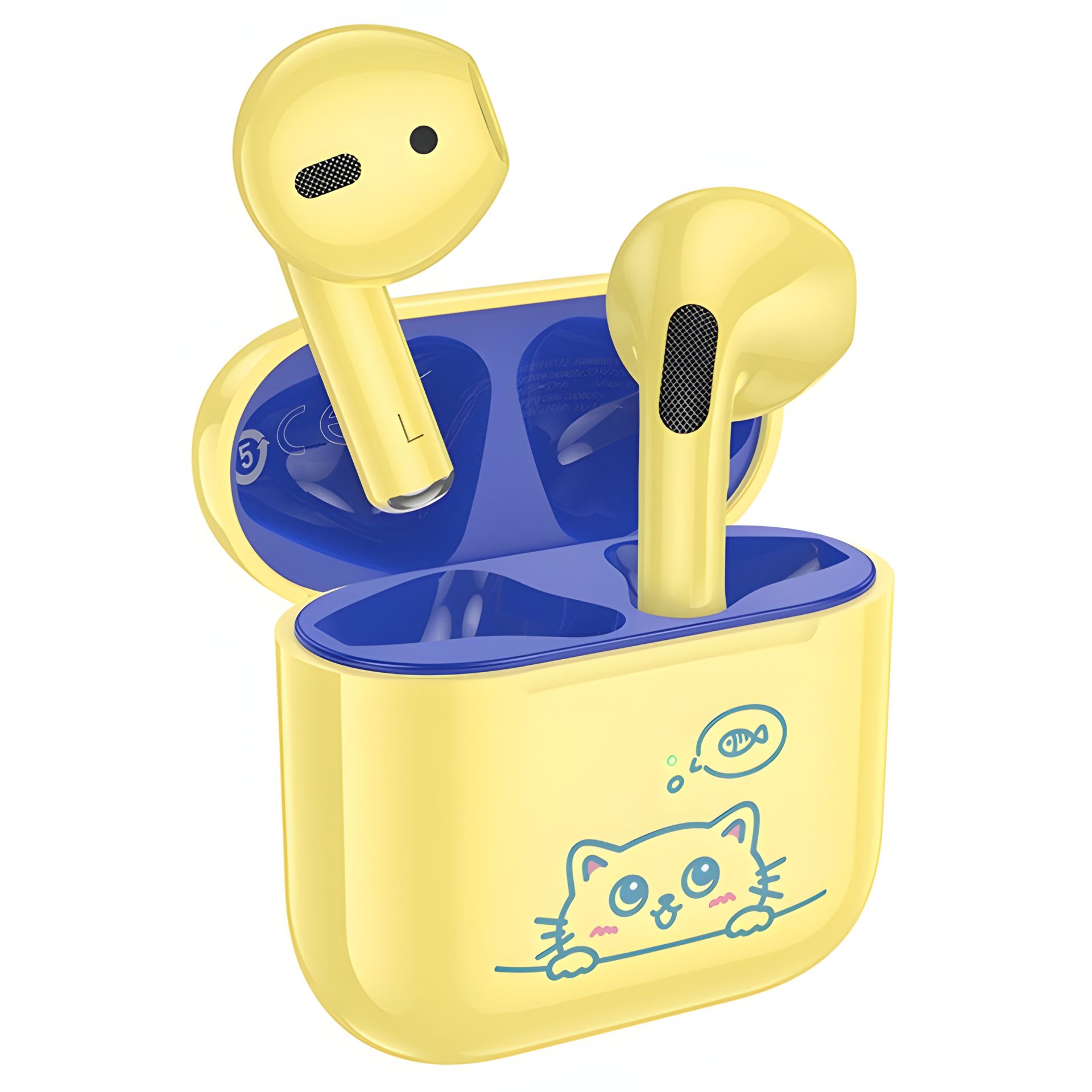 Навушники Hoco EW112 бездротові TWS дитячі вкладиші, yellow Навушники Hoco EW112 бездротові TWS дитячі вкладиші, yellow