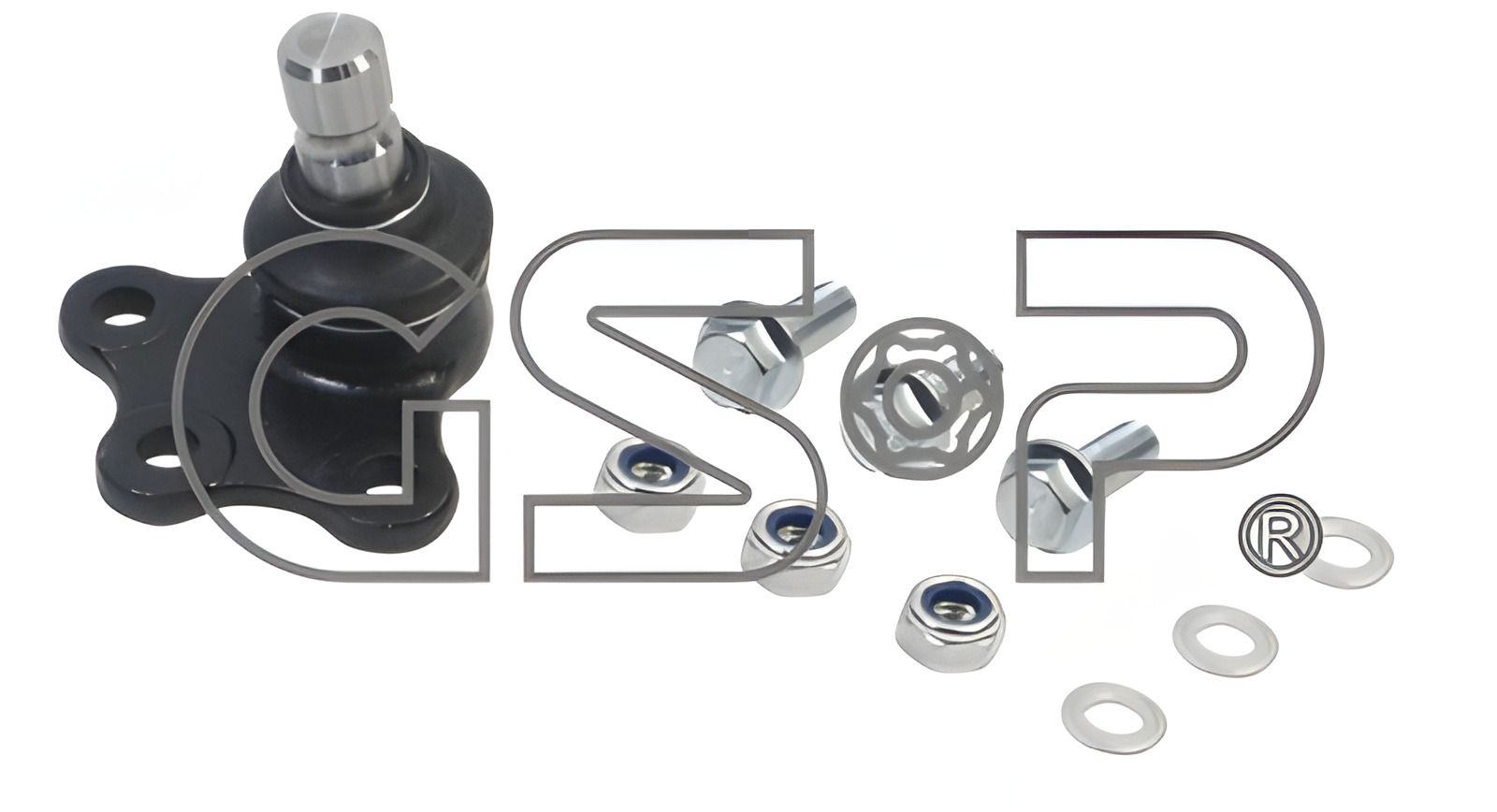 Шаровая опора PEUGEOT 2008, CITROËN C4, CITROËN C3, GSP (S080290) Шаровая опора PEUGEOT 2008, CITROËN C4, CITROËN C3, GSP (S080290)