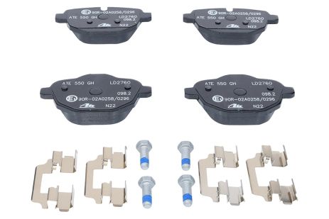 Комплект тормозных колодок BMW X3, BMW 5, BMW X4, ATE (13047027602)