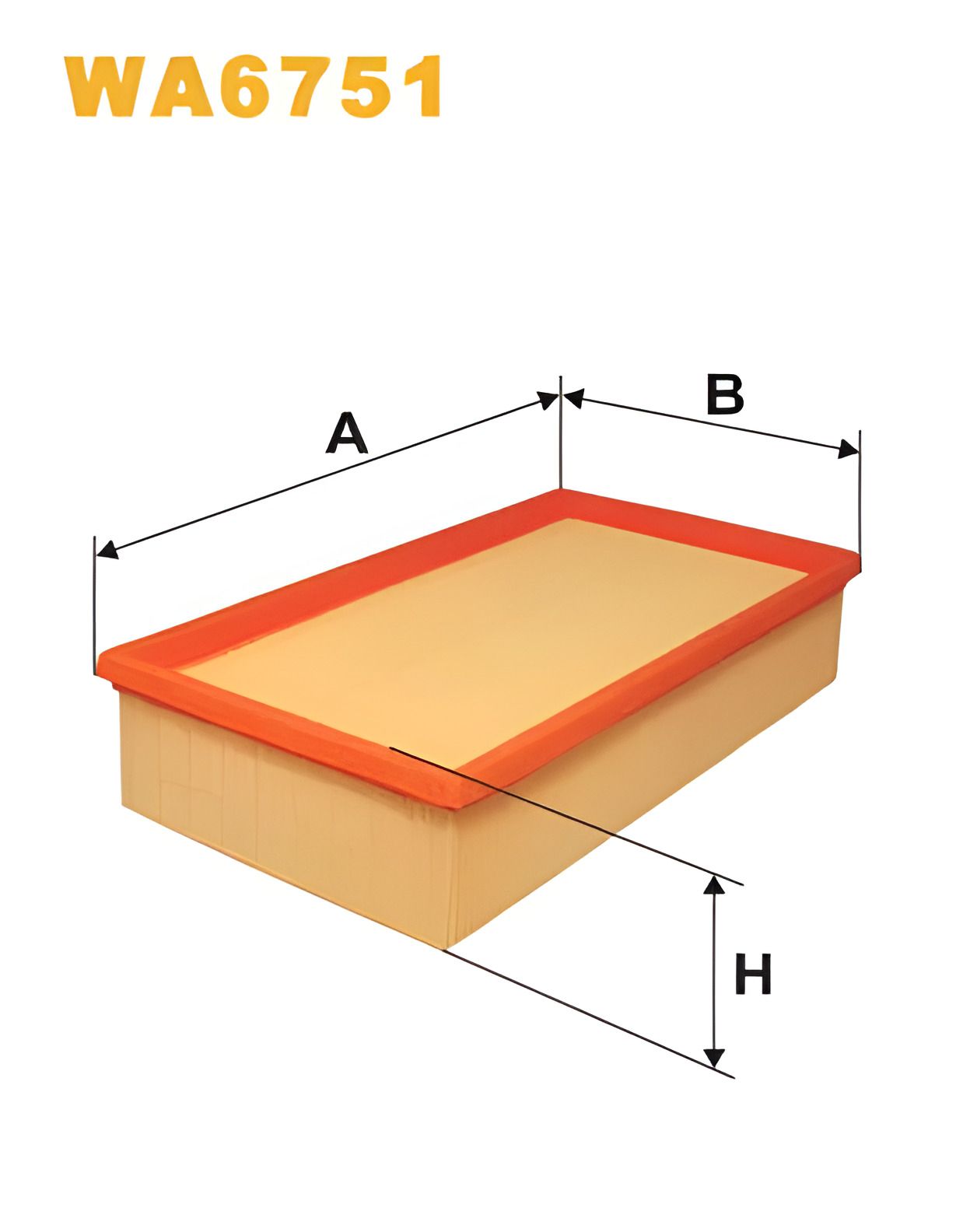 Повітряний фільтр для RENAULT AVANTIME, WIXFILTRON (WA6751) Повітряний фільтр для RENAULT AVANTIME, WIXFILTRON (WA6751)