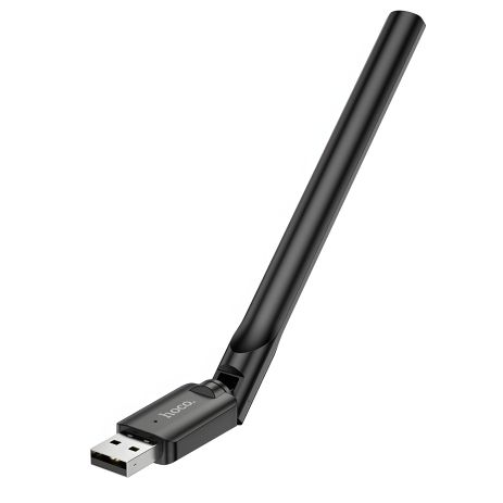 Wi-Fi адаптер Hoco HI32 USB 150Mbps 3dBi black Wi-Fi адаптер Hoco HI32 USB 150Mbps 3dBi black