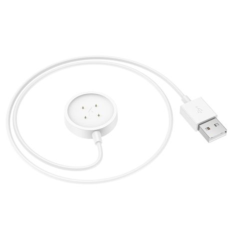 USB кабель для смарт часов Hoco Y24 white