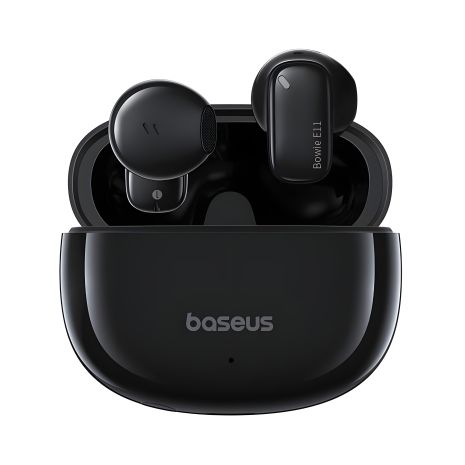 Навушники Baseus Bowie E11 True Wireless Earphones, ENC, BT5.3, 40mAh, 400mAh, 7h, Black A00053500113-Z1 Навушники Baseus Bowie E11 True Wireless Earphones, ENC, BT5.3, 40mAh, 400mAh, 7h, Black A00053500113-Z1