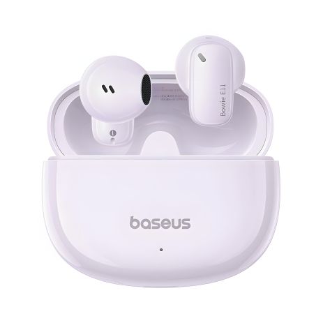 Навушники Baseus Bowie E11 True Wireless Earphones, ENC, BT5.3, 40mAh, 400mAh, 7h, Purple A00053500533-Z1 Навушники Baseus Bowie E11 True Wireless Earphones, ENC, BT5.3, 40mAh, 400mAh, 7h, Purple A00053500533-Z1