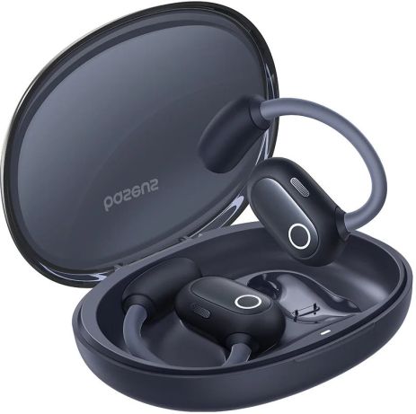 Бездротові навушники Baseus Eli Sport 1 Open-Ear TWS Earbuds, IPX4, BT5.3, 65mAh, 600mAh, 7.5h, Cosmic Black A00064400121-00 Бездротові навушники Baseus Eli Sport 1 Open-Ear TWS Earbuds, IPX4, BT5.3, 65mAh, 600mAh, 7.5h, Cosmic Black A00064400121-00