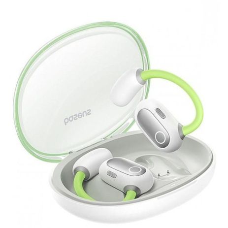 Навушники Baseus Eli Sport 1 Open-Ear TWS Earbuds Green, IPX4, BT5.3, 65mAh, 600mAh, 7.5h, A00064400641-00