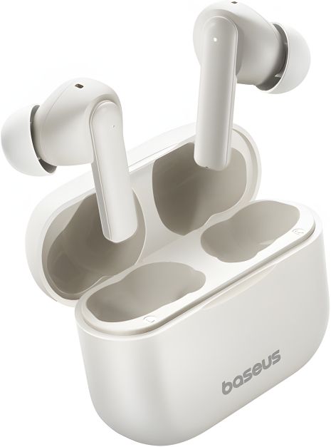 Бездротові навушники Baseus Bowie E17 True Wireless Bluetooth Earphones, ENC, TWS, BT5.3, 35mAh, 430mAh, 6h, White A00072200223-Z1 Бездротові навушники Baseus Bowie E17 True Wireless Bluetooth Earphones, ENC, TWS, BT5.3, 35mAh, 430mAh, 6h, White A00072200223-Z1